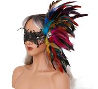 Songelt Masquerades Veneziani Costume di Halloween Mardi Gras Cosplay Party Puntelli Danza Festa di Nozze Mardi Gras Accessori Set per Uomini Adulti Donne