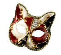 Songelt Misterioso gattino veneziano per feste in costume e spettacoli teatrali Mardi Gras Masquerades Gatti accessorio spettacoli teatrali