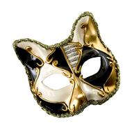 Songelt Misterioso gattino veneziano per feste in costume e spettacoli teatrali Mardi Gras Masquerades Gatti accessorio spettacoli teatrali