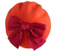 Songelt Moda Rosso Grande Bowknot Bel Pittore Cappello Bambini Ottagonale Cappello Regali Per Il Ringraziamento Capodanno San Valentino Cappelli Ottagonali Per Donne Uomini Ragazze