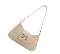 Songelt Moderna Cuoio DELL'UNITÀ di elaborazione Borse A Tracolla Con Archi Decors Ascella Borse Moda Quotidiano Borsa Per Gli Individui di Moda Asc, bianco, One Size
