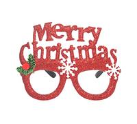 Songelt Occhiali di Natale/Capodanno 2022 Anti Deformazione Occhiali Divertenti Foglia d'Acero/Buon Natale/corna/2022 Occhiali da festa a forma di Per Donne Uomini Bambini Compleanno