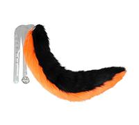 Songelt Per orecchie e coda di lupo costume cosplay finto clip per capelli copricapo Halloween festa di compleanno peluche set costumi cosplay per donne costumi anime cattivo bambini compleanno
