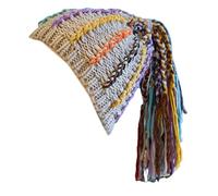 Songelt Per parrucca creativa lavorata a maglia treccia cappello cappelli cappelli fatti a mano cappelli parrucche facili intrecciate cappelli accessori parrucche costume per le donne