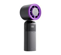 Songelt Piccolo ventilatore portatile potente ventilatore portatile con impacco freddo 0-100 velocità USB ricaricabile viaggio campeggio raffreddamento esterno per casa/ufficio/viaggio