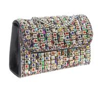 Songelt Pochette da sera da donna con strass, borsa a tracolla con catena a tracolla, regalo alla moda sotto le ascelle con catena a tracolla, Colore, One Size