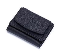 Songelt Portafoglio da donna alla moda femminile porta carte di credito corto portamonete Trifold portafogli per ragazze signore blocco porta carte, Nero , Bellezza di massa