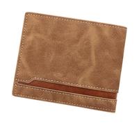 Songelt Portafoglio da uomo leggero con scomparti per carte di credito e portamonete da viaggio compatto casual per uso quotidiano Design unico Portafoglio da uomo, Caff chiaro, Bellezza di massa