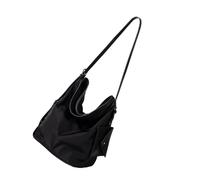 Songelt Pratica borsa oversize per uso quotidiano tracolla regolabile pratica borsa ascellare in nylon casual lavoro viaggi essenziali borse da viaggio spaziose, Nero , One Size