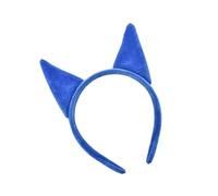 Songelt Set di coda per capelli in peluche per lavare il viso copricapo femminile copricapo con orecchie di animali del fumetto divertente puntelli per giochi di ruolo copricapo per cani da festa