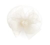 Songelt Sofisticato copricapo da sposa in rete con velo in pizzo, ideale per feste da ballo anni '20, elegante accessorio per capelli da sposa