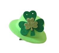 Songelt StPatricks Day Celebration cappello a cilindro con clip festa nazionale irlandese cappello verde per festival raduno festa e sfilate festival vestire