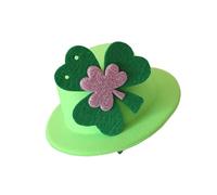 Songelt StPatricks Day Celebration cappello a cilindro con clip festa nazionale irlandese cappello verde per festival raduno festa e sfilate festival vestire