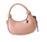 Songelt Trendy 2025 Lucido Donne Annodato Top Handle Crossbody Borsa A Tracolla Con Tracolla A Catena Staccabile Per Varie Occasioni Tracolla A Catena Staccabile, B, One Size