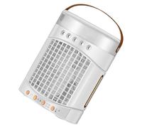 Songelt Ventilatore a torre oscillante con funzione di nebulizzazione 3 impostazioni di velocità 600 ml serbatoi d'acqua ventilatore da tavolo senza lama per casa e ufficio luce notturna tranquilla