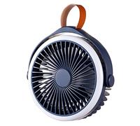 Songelt Ventilatore da campeggio a 4 velocità con LED 2400 mAh ricaricabile a soffitto per ragazzi ragazze allenamento all'aperto soffitto con luci