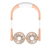 Songelt Ventilatore da collo portatile USB 3 velocità regolabile appeso ventilatore da collo sportivo piccolo raffreddamento per pendolari ventilatore da tavolo ufficio per camera da letto