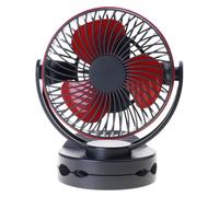 Songelt Ventilatore da scrivania ricaricabile a clip di raffreddamento a 360 gradi 4 velocità regolabile Home Office Table Ventilatori da scrivania Ventilatore portatile a clip