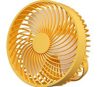 Songelt Ventilatore da soffitto da 1200 mAh con gancio per appendere RGB 6,5 pollici ventilatore da campeggio con LED ricaricabile scrivania giorno appeso ventilatori