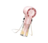 Songelt Ventilatore da tavolo portatile da appendere al collo Batteria portatile 1200mAh Ventilatore nebulizzatore ricaricabile USB per viaggi Ufficio Uso esterno Viaggi