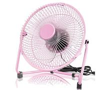 Songelt Ventilatore da tavolo USB in metallo da 8 pollici portatile USB con ventola di raffreddamento a 2 velocità per tavolo da ufficio da casa scrivania da esterno piccoli ventilatori piccoli