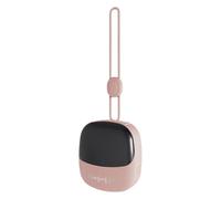 Songelt Ventilatore miniaturizzato amichevole da viaggio con velocità regolabile portatile piccolo ventilatore elettrico dispositivo di raffreddamento indossabile per esterno display digitale collo