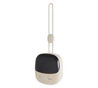 Songelt Ventilatore miniaturizzato amichevole da viaggio con velocità regolabile portatile piccolo ventilatore elettrico dispositivo di raffreddamento indossabile per esterno display digitale collo