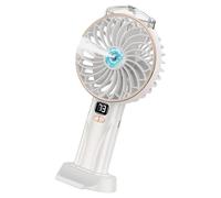 Songelt Ventilatore portatile multifunzionale Efficiente Ventola di Raffreddamento 2400mAh Potente Struttura ABS Per Viaggi Ufficio E Uso Esterno Ricaricabile Palmare