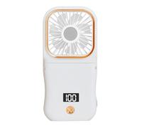 Songelt Ventilatore portatile portatile Ricaricabile Ventilatore A Mano Builtin 3000mAh Batteria USB Tasca Pieghevole Con Potenza Mobile Portatile Palmare