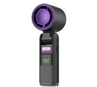 Songelt Ventilatore portatile regolabile Ventilatore d'aria all'aperto Pieghevole Ricaricabile 199 Velocità Ventilatore 4000mah Per Viaggi Campeggio Ufficio Ventilatore Portatile Ricaricabile