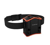 Songelt Ventilatore ricaricabile in vita Ventilatore portatile in vita ABS Circolatori d'aria alimentati tramite USB Vita a mani libere per campeggio Escursioni Ricaricabile