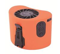 Songelt Ventilatore ricaricabile in vita Ventilatore portatile in vita Circolatori d'aria Vita a mani libere per il campeggio Lavoro all'aperto