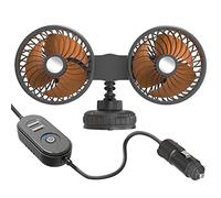 Songelt Ventilatore USB montato su veicolo Testa Auto Ventola di raffreddamento Regolabile Ventosa Auto Ventosa di Raffreddamento Per Dashboard Home Office Usb