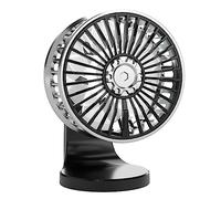 Songelt Ventilatore USB per cruscotto ventola di circolazione dell'aria con luce a LED tre velocità ventola portatile di raffreddamento per auto per casa ufficio cruscotto auto