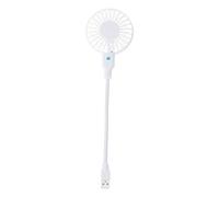 Songelt Ventilatore USB regolabile con interruttore on/off, tubo pieghevole, silenzioso, funzionamento a 1 velocità, per uso interno ed esterno, compatibilità 5 V, ventilatore portatile da scrivania