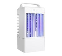 Songelt Ventola di raffreddamento ad aria portatile 3 velocità silenziosa ventola di nebulizzazione con timer 4H LED USB radiatore di raffreddamento per camera da letto ufficio scrivania acqua
