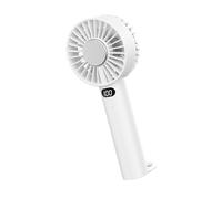 Songelt Ventola di raffreddamento portatile portatile USB portatile di ricarica ventilatore elettrico con display digitale per casa o attività all'aperto scrivania ufficio