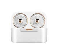 Songelt Ventola di raffreddamento USB a doppia testa umidificatore ventola di raffreddamento desktop a doppia testa