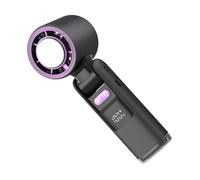 Songelt Ventola portatile portatile con velocità regolabile (1-100), ricaricabile, per donne, uomini, viaggi, campeggio, esterni, impugnatura ergonomica