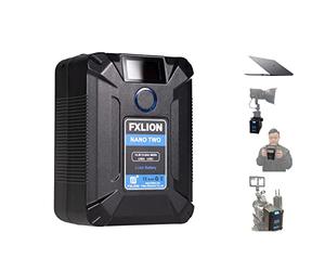 SONGING FXLION Nano Two 98WH Tiny V-Mount/V-Lock Battery with Type-C, D-tap, USB A, Micro USB for Cameras, Camcorders,Large LED Lights, Monitors, MacBook and Smartphone