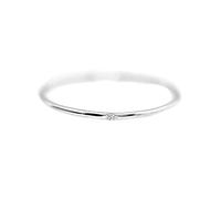 SONGK Anelli di barretta di zirconi Minimi per Le Donne Regalo 3 Colori 1mm Anello di Gioielli di Moda Sottile Rotondo Pieno