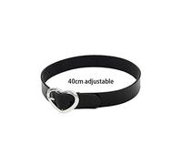 SONGK Sexy Trendy Vintage Charm Round Gothic Collane Collane Gioielli Regalo Gotico Cuoio Cuore Donne Punk Collana Girocollo