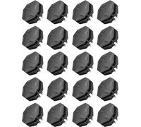 SONGMICS 20 x Giunto Connettore in Plastica ABS Nero per Armadio Modulare ALPC0B