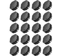 SONGMICS 20 x Giunto Connettore in Plastica ABS Nero per Armadio Modulare ALPC0B-20V1