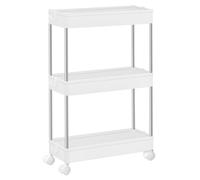 SONGMICS Carrello Portaoggetti a 3 Livelli Carrello con Ruote Carrellino da