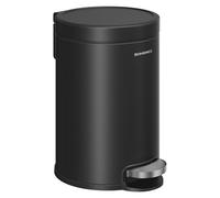 SONGMICS Cestino da Bagno a Pedale 3 L in Acciaio