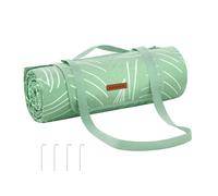 SONGMICS Coperta Picnic 200 x 200 cm 4 Picchetti Antivento Grande Telo da