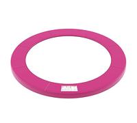SONGMICS Cuscino di protezione per trampolino, cuscino di sicurezza di ricambio, diametro 244 cm, larghezza 30 cm, resistente ai raggi UV, antistrappo, protezione bordo, rosa STP008P01