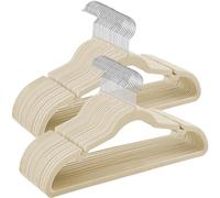 SONGMICS Grucce Appendiabiti in Velluto, Antiscivolo, 50 Pezzi