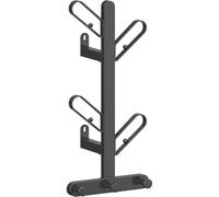 SONGMICS HOME Appendiabiti da Parete, Appendiabiti da Parete a Forma di Ramo, con 7 Ganci, Blocchi Sferici, per Abiti, Cappelli, Borse, Nero Inchiostro/Bianco Perla